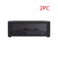 Flame Aromatherapy Diffuser 3D Fireplace Essential Oil Diffuser
