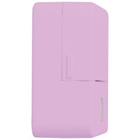 Purple portable thermal printer and label maker for Android and iOS, designed for easy mobile printing.