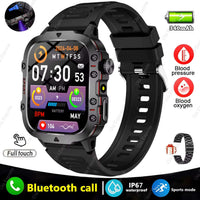 Men Smartwatch with Flashlight 2025 – 1.81" HD Bluetooth Call Smart Watch, IP68 Waterproof Fitness Clock for Android & iOS
