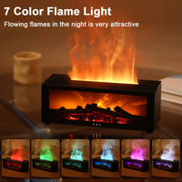 Flame Aromatherapy Diffuser 3D Fireplace Essential Oil Diffuser
