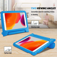 iPad 10.2 case 9th generation with two viewing angles for flexible use at home, school, or travel.