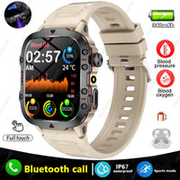 Men Smartwatch with Flashlight 2025 – 1.81" HD Bluetooth Call Smart Watch, IP68 Waterproof Fitness Clock for Android & iOS