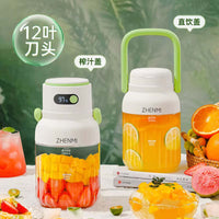 Portable Blender – 33oz Juicer Cup with 500ml Blending Jar, USB-C Rechargeable, 18000 RPM Ice Crushing for Smoothies & Gym