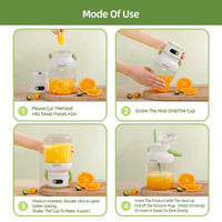 Portable Blender – 33oz Juicer Cup with 500ml Blending Jar, USB-C Rechargeable, 18000 RPM Ice Crushing for Smoothies & Gym