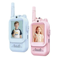 2PCS Video Walkie Talkies for Kids Rechargeable – Toddler Walkie Talkie with HD Camera, 2.0" Screen, Long Range for Camping & Travel, Birthday Gift Ages 3-12