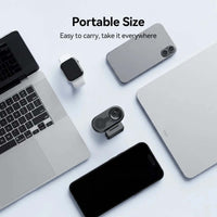 EMEET C100 4K Webcam – External USB Webcam with 66° FOV, Fixed Focus, Built-In Mic & Privacy Cover for Home Office & Meetings