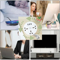 Power strip with USB ports for charging devices in various indoor spaces, showcasing convenience and organization.