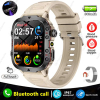 Men Smartwatch with Flashlight 2025 – 1.81" HD Bluetooth Call Smart Watch, IP68 Waterproof Fitness Clock for Android & iOS