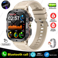 Men Smartwatch with Flashlight 2025 – 1.81" HD Bluetooth Call Smart Watch, IP68 Waterproof Fitness Clock for Android & iOS