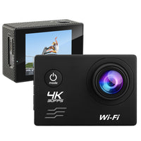Action camera for extreme sports with 4K 30FPS video and Wi-Fi connectivity