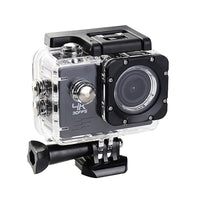 Action camera for extreme sports featuring 4K 30FPS video quality and waterproof casing for outdoor adventures.