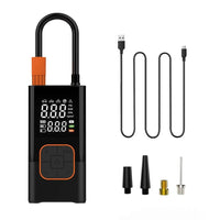 Portable Tire Inflator – Mini Air Compressor with Digital Display and Auto Shut-Off for Car, Bike & Motorcycle