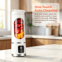 Best portable blender featuring one-touch auto cleaning for easy maintenance and convenience in smoothie preparation.