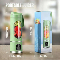 Best portable blender for shakes and smoothies shown with fresh fruit ingredients and sleek packaging.