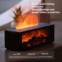 Flame Aromatherapy Diffuser 3D Fireplace Essential Oil Diffuser