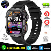 Men Smartwatch with Flashlight 2025 – 1.81" HD Bluetooth Call Smart Watch, IP68 Waterproof Fitness Clock for Android & iOS